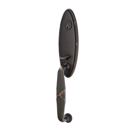 Emtek Oil Rubbed Bronze Handleset 3142CUS10BRH 3142CUS10BRH